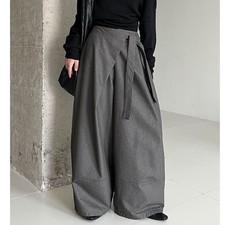 Japanese women's Women Street Casual Loose Wide Leg Pants Trousers