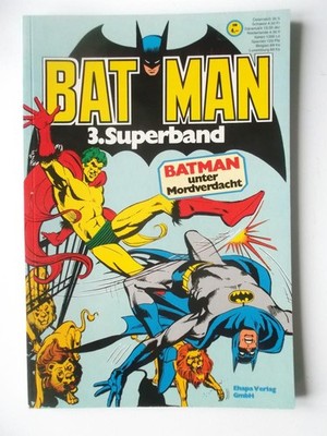 Batman Superband 3 Ehapa Verlag 1974-1986 1.Auflage Zustand 1-2
