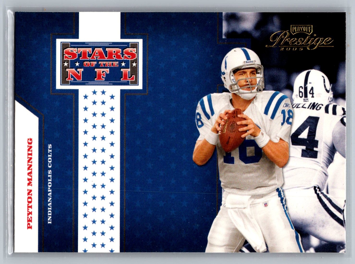 Peyton Manning - 2005 Playoff Prestige Football #NFL-22 / Stars of the NFL