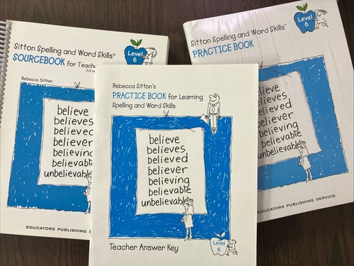 Sitton Spelling Level 6 - Teacher/Student Bundle