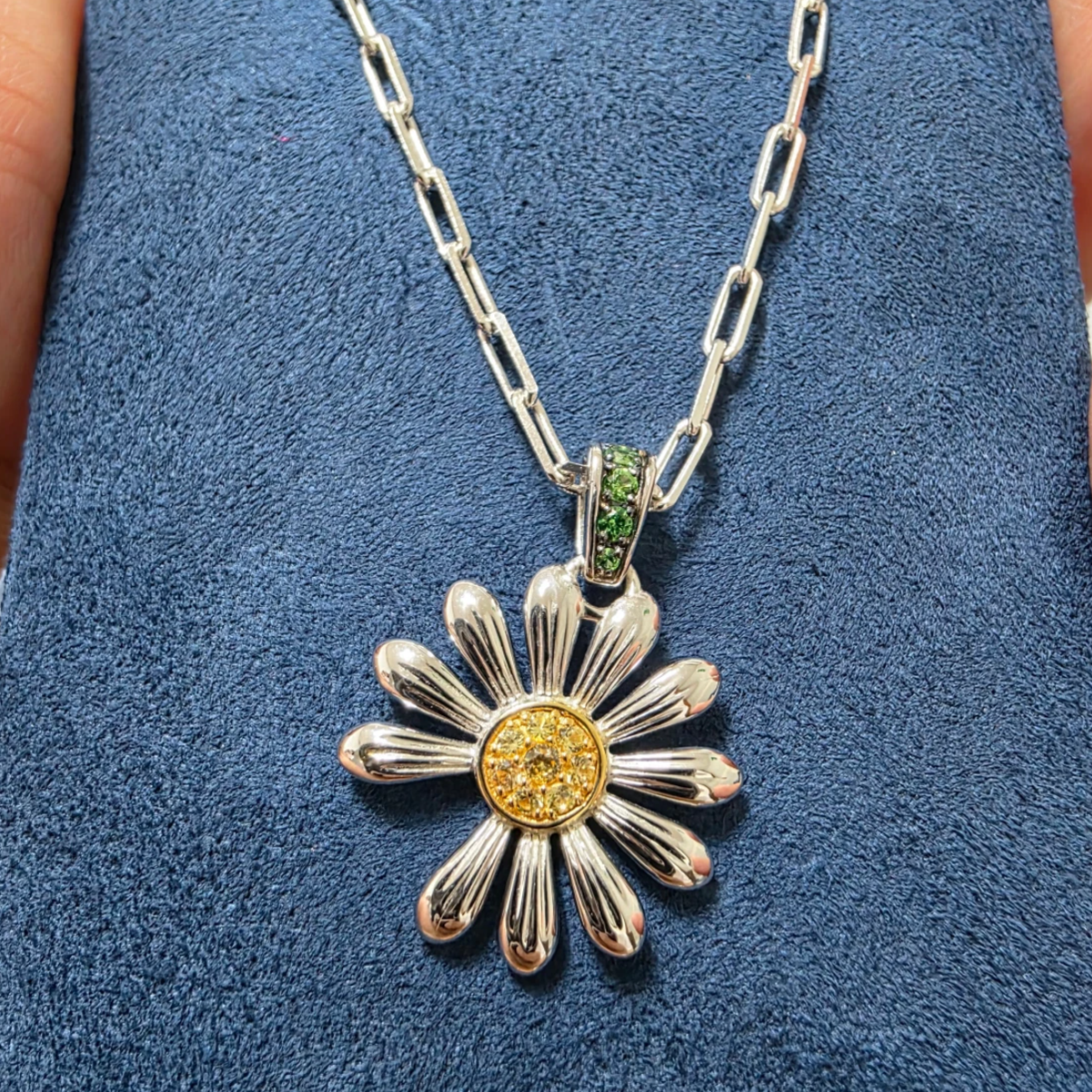 Jacob & Co x Peaceminusone Pendant | Sterling Silver & Yellow Gold