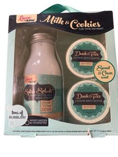 Luxe 3Pc Mr Bubble Sweet  Clean scent Milk  Cookies tub time Sets Bath Bomb