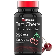 Tart Cherry Capsules 2400 MG - 120 Count From 120 Count Pack of 1