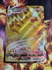 Pikachu VMAX SWSH286 Holo Jumbo Trading Card Pokemon TCG OVERSIZE