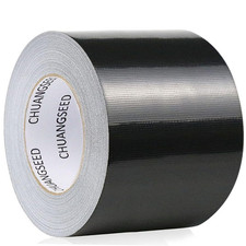 Black Wide Duct Tape,Heavy Duty Industrial Grade 3 Inches X 55 Yards 164 Ft 
