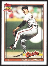 1991 o-pee-chee Mark Williamson #296 Baltimore Orioles