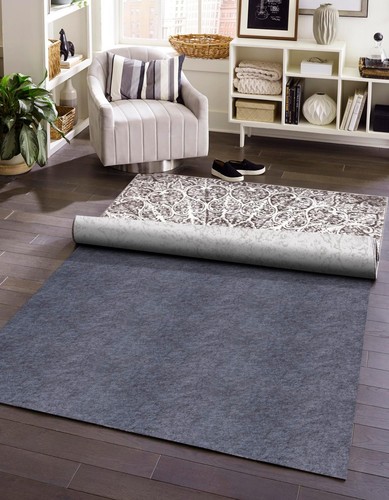 Uni-Luxe Dual Surface Felt and Rubber Non-Slip Rug Pad 1/4" Thick (9'x 12') - Picture 2 of 6