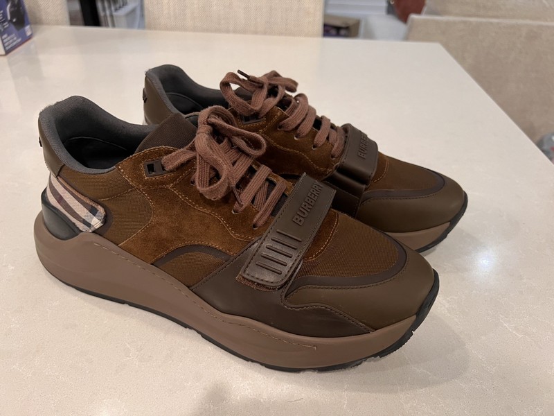 Burberry Ramsey sneakers - Brown Plaid size 12/45EU - Very good condition