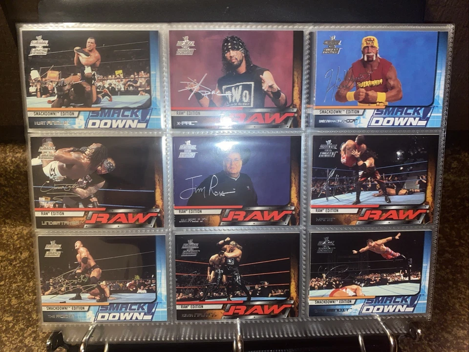 2002 Fleer WWE 完整 Raw vs Smackdown! 90 张卡牌套装 1 - 90 带清单 罕见 — 第 3/4 张图片