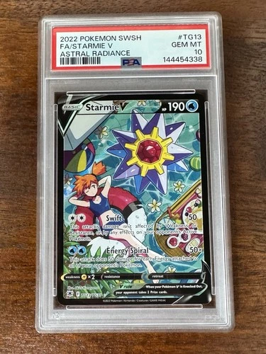 Starmie V TG13/TG30 2022 Astral Radiance Trainer Gallery Misty - PSA 10