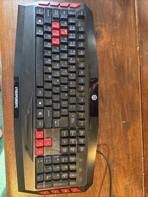 Cyberpower PC Gaming Keyboard Multimedia Gaming Wired USB Keyboard | eBay