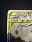 Pokemon TCG Espeon & Deoxys GX SM240 Tag Team Black Star Promo Holo NM