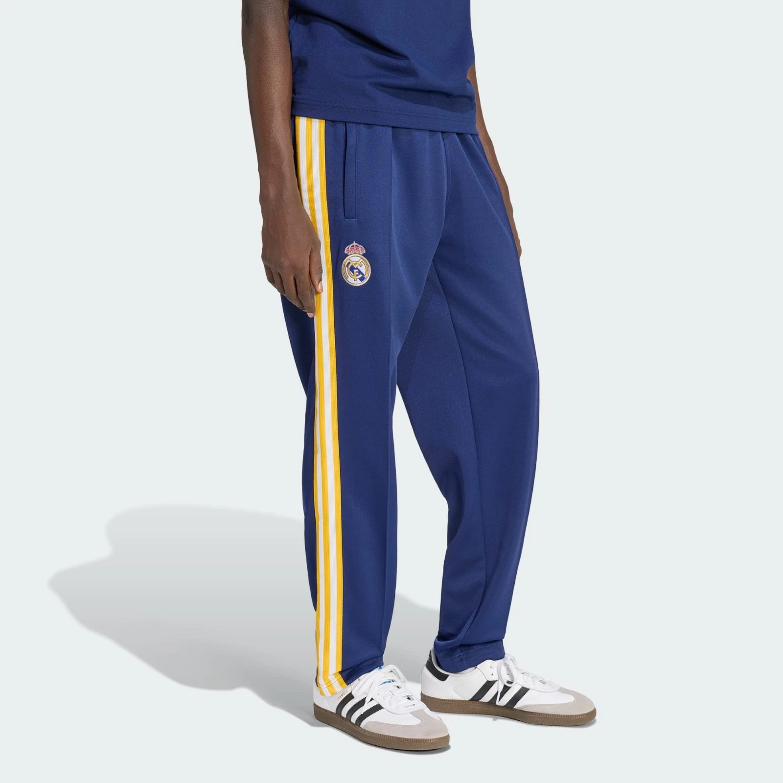 adidas Men's Football Real Madrid Originals Track Pants Dark Blue