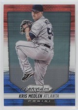 2014 Panini Prizm Red White & Blue Pulsar Prizm Kris Medlen #32 o6n