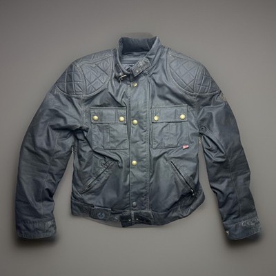 BELSTAFF Brooklands Waxed Cotton Motorcycle Biker Waterprof Jacket Mens Size XL