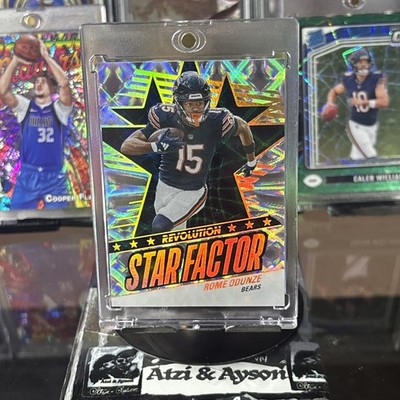 ROME ODUNZE 2025 Panini Revolution #5 STAR FACTOR Chicago Bears CASE HIT SSP