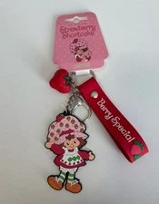 NEW Strawberry Shortcake Key Chain with Lanyard and Clip