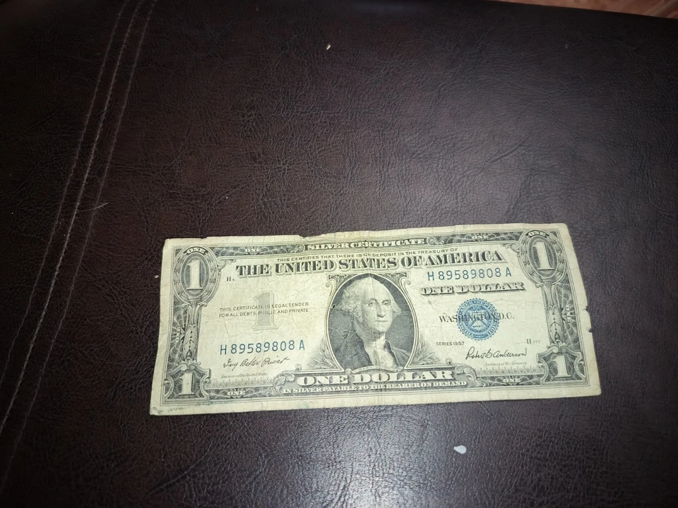 1935-1957 Silver Certificate Dollar $1 Notes Series 1957 - Image 2 of 3