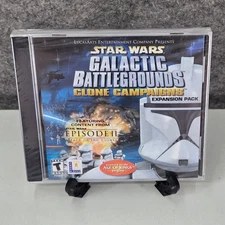Star Wars Galactic Battlegrounds Clone Campaigns Expansion Pack PC CD ROM Game