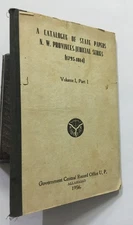 Saletore, G. N (Ed): Catalogue State Papers N.W.Provinces - Judicial Series 1795