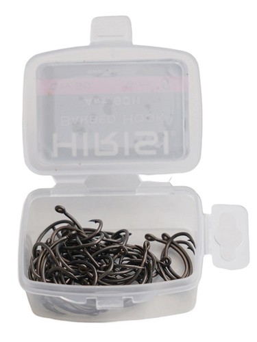 50pcs/lot Tackle Fishing Hook Sharpened Bulk Curve Shank Hooks 5 Size 2/4/6/8/10 - Picture 23 of 65