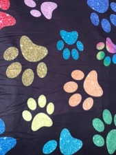 Glitter Paws Custom Made Blanket Throw
