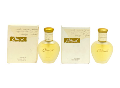 Cherish Cologne Spray By Revlon (1oz / 30mL) NEW; Lot Of 2