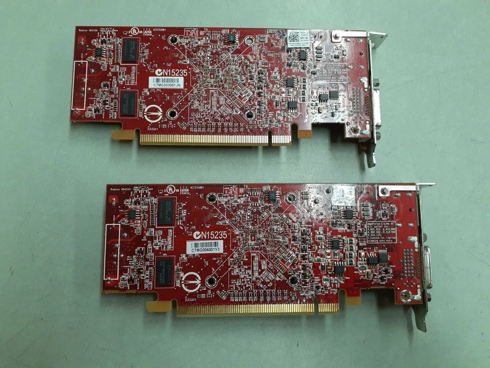 (2) Dell ATI Radeon HD4550 512MB DVI Graphics Video Card 0C7MG0 C7MG0 - Image 3 of 4