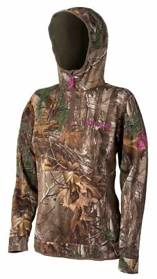 NEW ScentLok Womens Wild Heart Hi-Tech Hunting Hoodie Realtree Xtra Pink 5117L