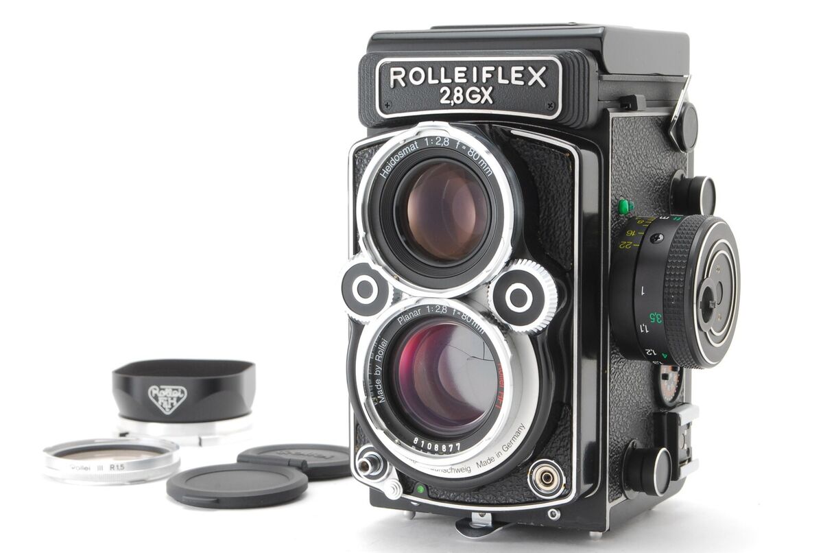 Near Mint Rollei Rolleiflex 2.8GX 6x6 TLR Film Camera w Near Mint Rollei Rolleiflex 2.8GX 6x6 TLR Film Camera w
