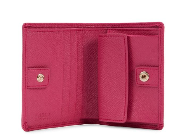Furla CLASSIC S BI-FOLD Leather Women's Wallet Made in ITALY