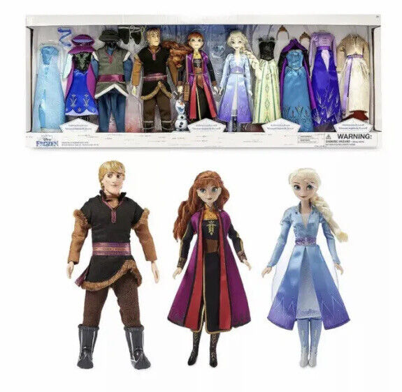 Disney Frozen Deluxe Fashion Doll Set - Three 12” Dolls With