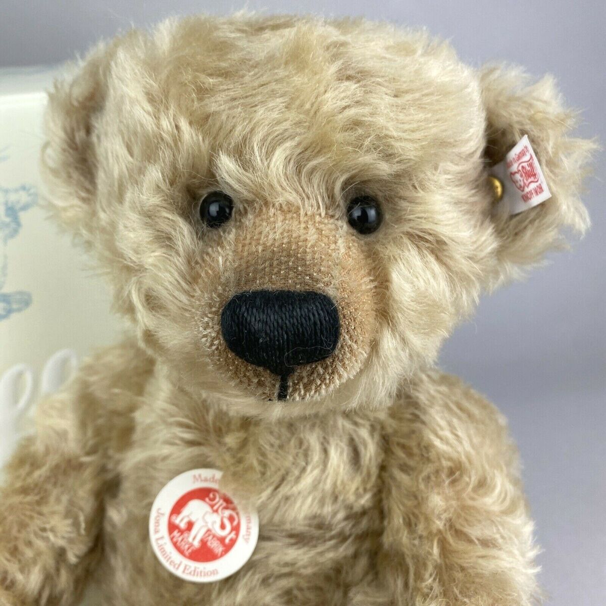 ♪ STEIFF/シュタイフ JONATHAN EDWARDS BEAR テディベア 2001年 ♪ STEIFF/シュタイフ JONATHAN EDWARDS BEAR テディベア 2001年