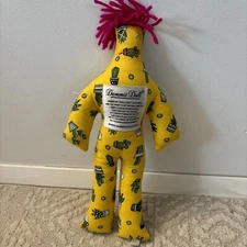Dammit Doll YELLOW CACTUS Original Stress Reliever 12" Plush Stuffed Whack Boho