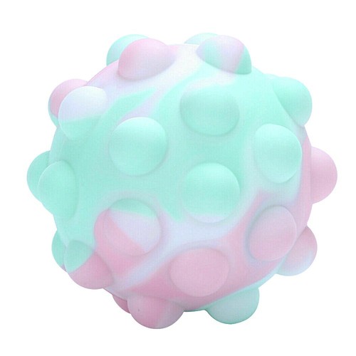 Popit Bubble Cube Rainbow Ball Squeeze 3D Elastic Ball Fidget Toys Stress ReliKU - Picture 5 of 22