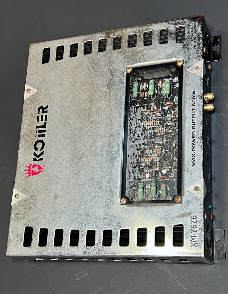 Amplificador Coche Koiiler XM-7676 2 Canales 600w Puenteable Paso Alto/Bajo Crossover Foto 2 de 4