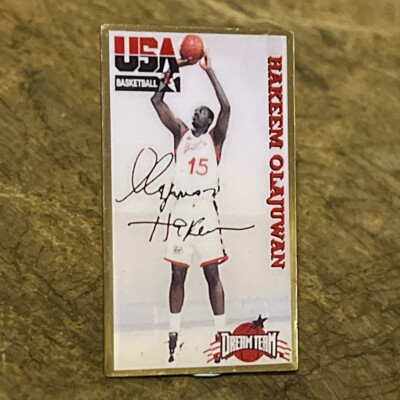 Hakeem Olajuwon ~ USA Basketball Pin ~  1996 Olympic Dream Team