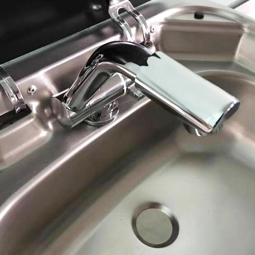 RV Caravan Copper Faucet Foldable Marine Boat Faucet Hot/Cold Water Swivel Tap - 第 8/11 張圖片