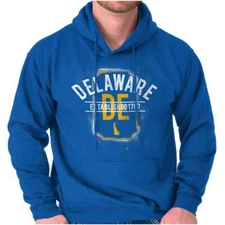 Vintage Delaware Travel Classic DE Souvenir Hoodie Hooded Sweatshirt Men Women