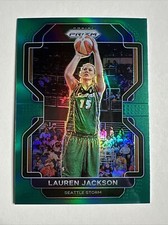 2022 Panini Prizm WNBA Green Prizm Parallel #10 Lauren Jackson Seattle Storm