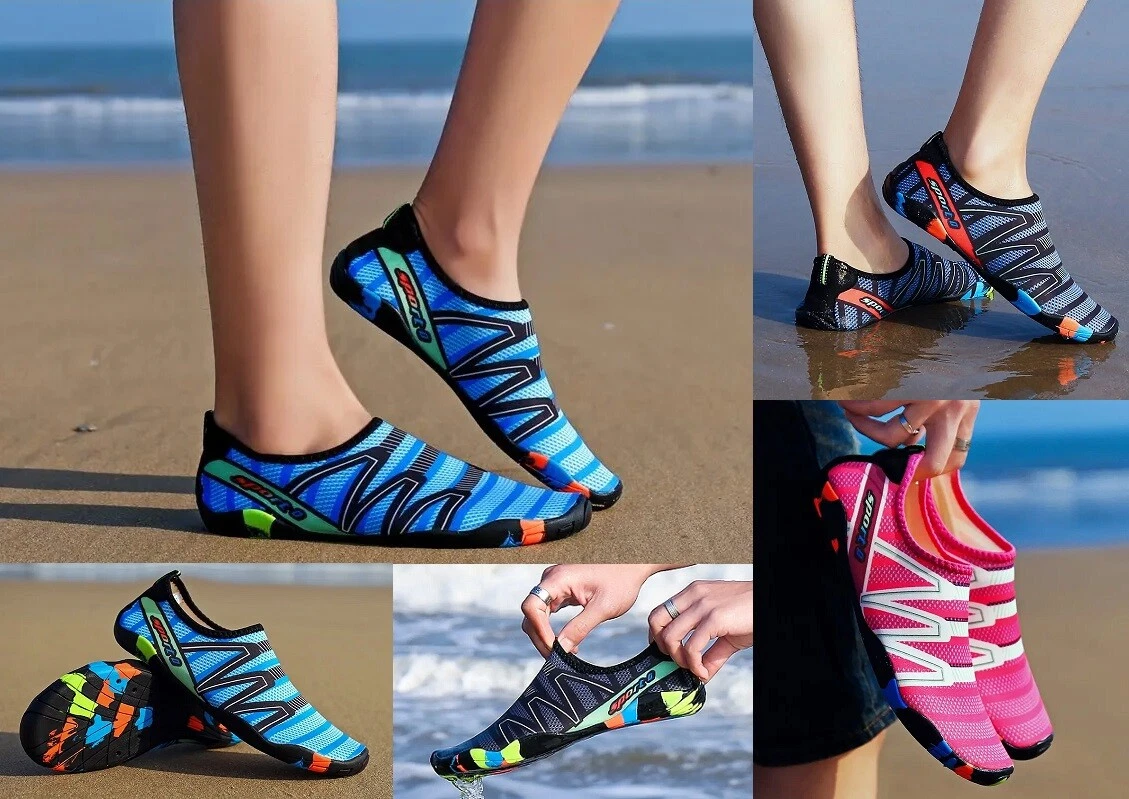 Mens Women Shoes Beach Water Swimming Slippers Barefoot Surfing Seaside Sneakers - Picture 1 of 22