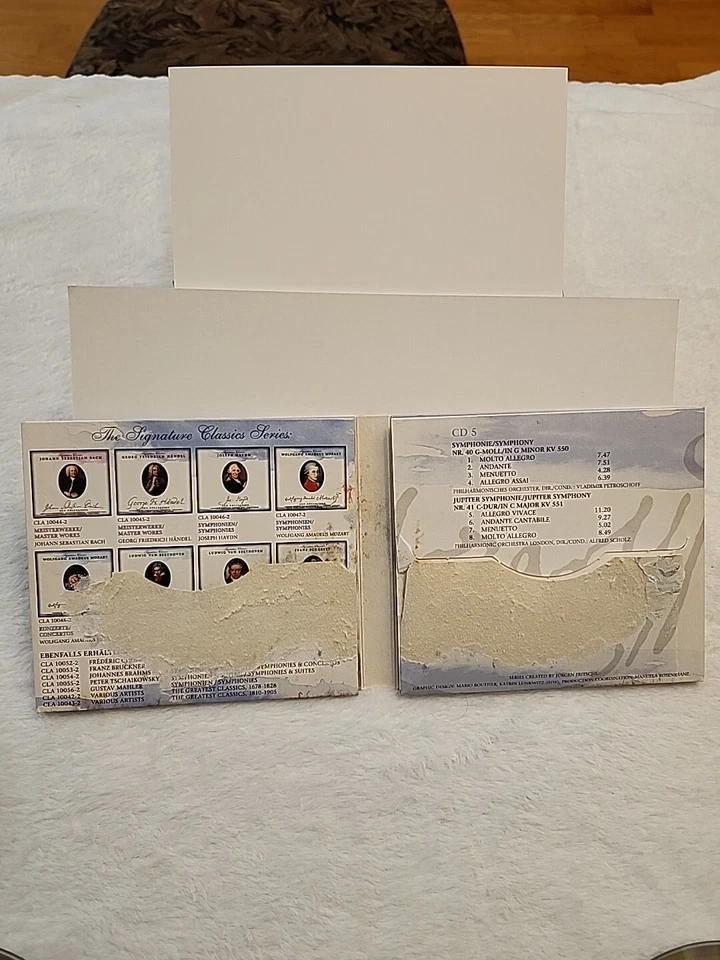 Signature Classics Symphonies Wolfgang Amadeus Mozart 5 CD COLLECTION Foto 3 de 4