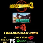 All Platforms Borderlands 3 Billion/Max Welcome To Pandora Vault Card Keys 🔑