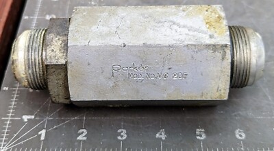 3000 PSI Hydraulic Check Valve 50 GPM 20AN 37° JIC SAE FLARE MALE [Z4B4]