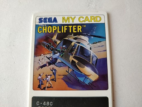 CHOPLIFTER SEGA SC-3000 Card Mark 3,SG-1000 Game My Card,Manual,Boxed set-d0309 - Picture 4 of 12