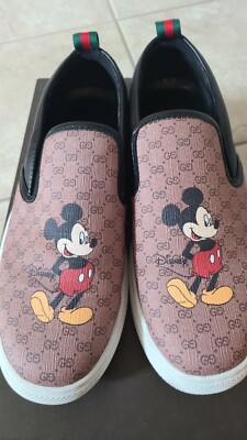gucci mickey mouse shoes 9.5