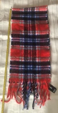 Women's DSG WOS Blanket Scarf Multi Plaid Cherry Ice