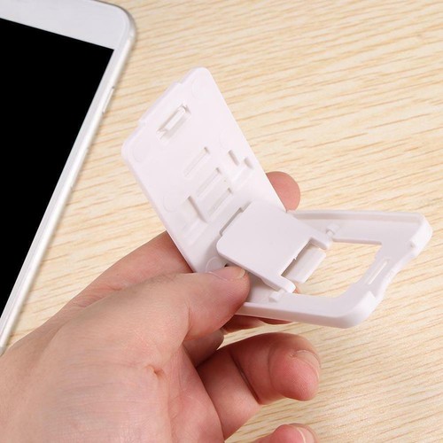 1PCS Universal Foldable Cell Phone Desktop Stand Holder Bracket Mini E1X5 - Zdjęcie 5 z 8