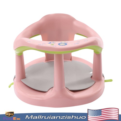 Newborn Infant Baby Bath Tub Ring Seat Infant Toddler Safety Chair Anti Slip NEW - Picture 5 of 16