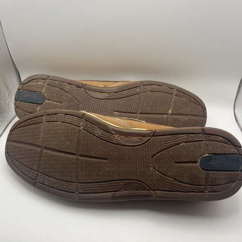 Maui Shore Company Leather Slip On Brown Boating Loafer Casual Shoes Mens 12m - Picture 8 of 8